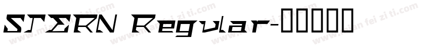 STERN Regular字体转换